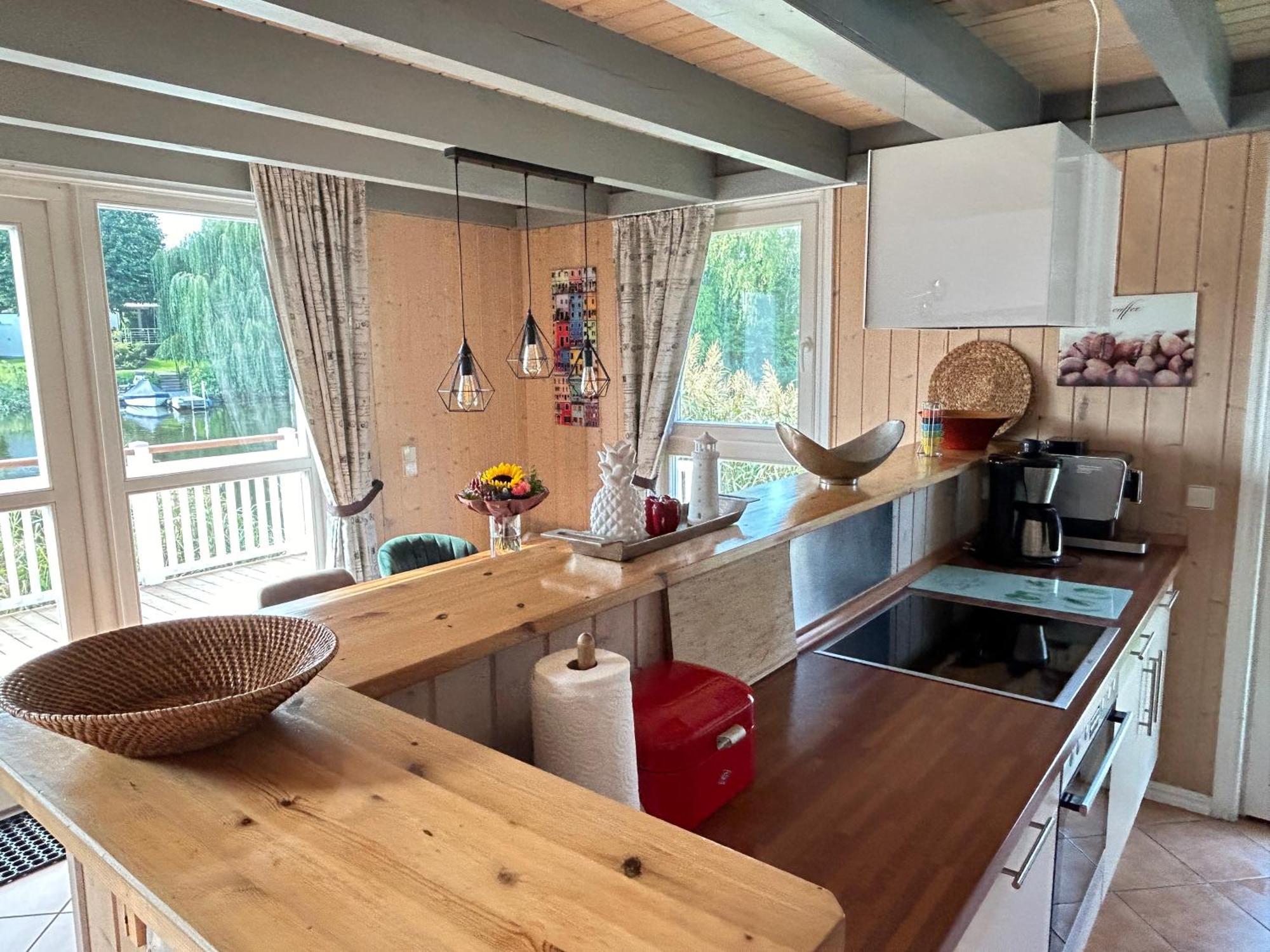 Ferienhaus Mit Wasserterrasse - Mit Sauna Und Kamin - Inklusive Nebenkosten ويندستش ريتز المظهر الخارجي الصورة